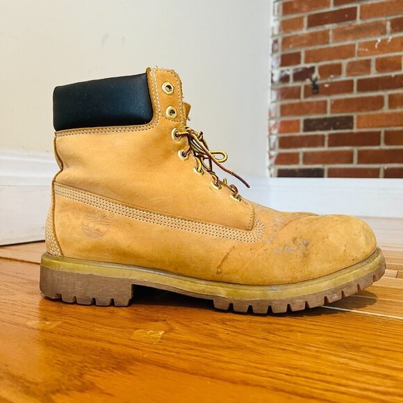 Timberlands Men’s 11.5 Suede Leather Boots 400 Gram Primaloft Nubuck Waterproof - Picture 10 of 16